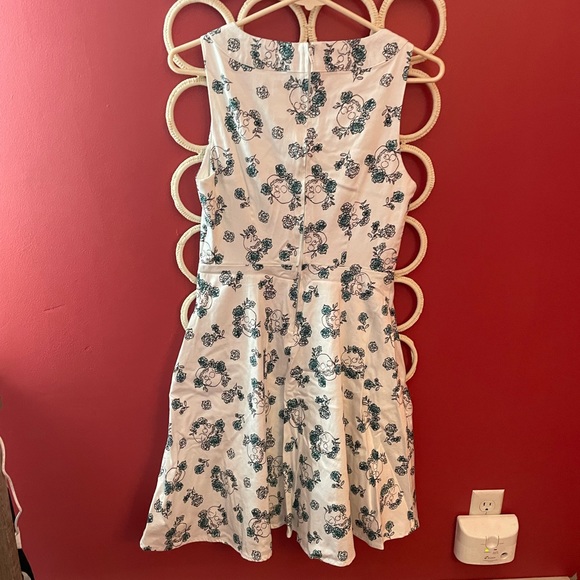 Vintage Style Dress, Skull and Roses - Picture 5 of 9